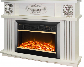 Semineu electric Roma mini vanilla si Mars - Art Flame - 974 x 318 x 1200 mm - 1500W - Display manual - Telecomanda 