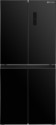 Syde by Side Pyramis FSO199 Multi Door Black Glass total NO FROST clasa F 362lt display Touch Control iluminare LED 