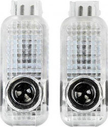 Set 2 x Holograma auto pentru usa AUDI 