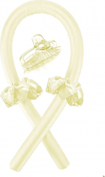Bigudiu tip panglica RibbonCurl accesorii incluse usor de utilizat 90 cm galben Doty 