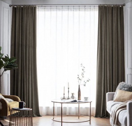 Draperie din catifea blackout cu rejansa din bumbac tip fagure Madison 200x245 cm densitate 700 g/ml Merlin 1 buc 