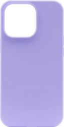 Husa pentru iPhone 13 din silicon captusita cu microfibra design modern mov deschis marime 6.1 inch Doty 