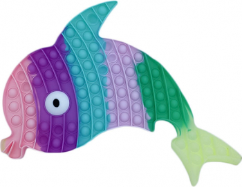 Jucarie antistres FishPop It Bubble 24 x33 cm multicolor Doty 