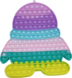 Jucarie antistres PenguinPop It Bubble 30 x27 cm multicolor Doty 