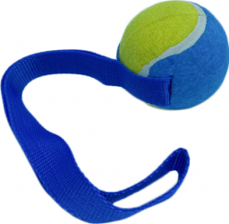 Jucarie interactiva Play Ball cu minge si maner interactiva 35 cm galben/albastru Doty 