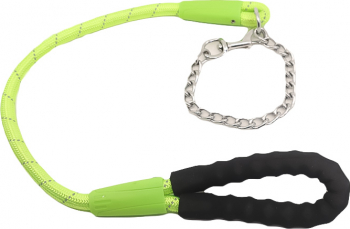 Lesa Akira pentru caini de talie mare rezistenta confortabila maner cu burete 100 cm verde lime Doty 