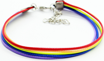 Bratara snur Lerods din sfoara cerata multicolor 