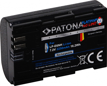 Acumulator PATONA Platinum tip Canon LP-E6NH pentru Canon EOS R5 R6 