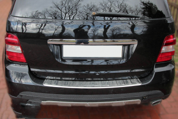 Ornament protectie portbagaj Crom Mercedes ML Klasse W164 2005-2011 