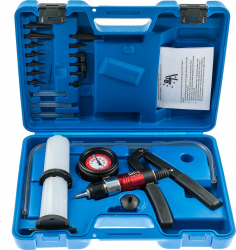 Pompa tester presiune si vacuum cu adaptoare 