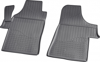 Set de 2 covorase cauciuc 3D stil tavita premium pentru Mercedes Vito Viano W639 2003-2014 