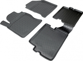 Set de 4 covorase cauciuc 3D stil tavita premium pentru Ford Focus I 1998-2004 