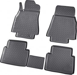 Set de 4 covorase cauciuc 3D stil tavita premium pentru Mercedes A-Class W169 2004-2012 