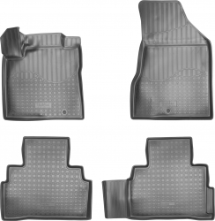 Set de 4 covorase cauciuc 3D stil tavita premium pentru Nissan Murano Z52 din 2015 