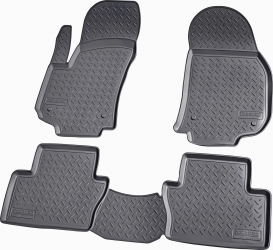 Set de 4 covorase cauciuc 3D stil tavita premium pentru Opel Zafira B 2005-2014 