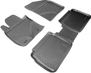Set de 4 covorase cauciuc 3D stil tavita premium pentru Toyota Avensis T27 2011-2018 