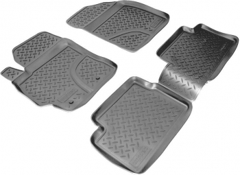 Set de 4 covorase cauciuc 3D stil tavita premium pentru Toyota Corolla E14 E15 2006-2013 