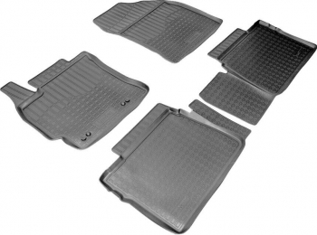 Set de 4 covorase cauciuc 3D stil tavita premium pentru Toyota Corolla E16 E17 E18 2012-2018 