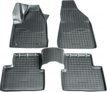 Set de 5 covorase cauciuc 3D stil tavita premium pentru Alfa Romeo Giulietta 940 2010-2020 