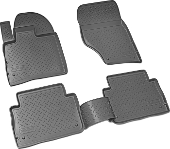 Set de 5 covorase cauciuc 3D stil tavita premium pentru Audi Q7 2005-2015 