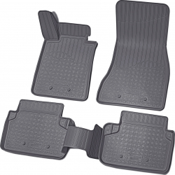 Set de 5 covorase cauciuc 3D stil tavita premium pentru BMW Seria 5 G30 G31 Sedan Touring/Break din 2017 