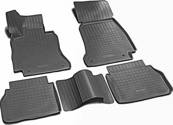 Set de 5 covorase cauciuc 3D stil tavita premium pentru Mercedes E-Class W213 S213 All-Terrain X213 din 2016 
