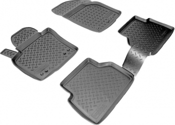 Set de 5 covorase cauciuc 3D stil tavita premium pentru VW Tiguan I 5N 2007-2016 