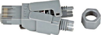 Conector UTP RJ45G Cat.6a instalare pe santier 