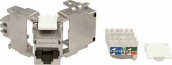 Modul RJ45 ecranat Schrack Cat.6 De-emb. Kl.Ea 10GB TOOLLESS LINE 