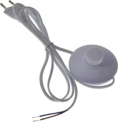 Intrerupator de picior cu cablu de 1 5m Alb ALX-BBL3971 