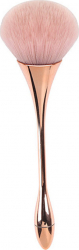 Pensula machiaj profesional calitate extra Flazea Make-up profesional aplicare fond de ten pudra lungime 17 cm - model rose gold