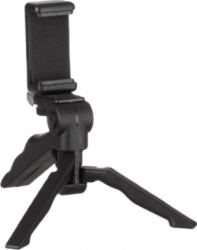 Mini trepied pentru smartphone rotatie 360 and deg Universal reglabil intre 5.7-7.5 cm Negru JMB-SOHO4263 