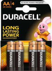 Baterii Duracell Basic R3 AA alcaline 4buc 