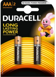 Baterii Duracell Basic R3 AAA alcaline 2buc 