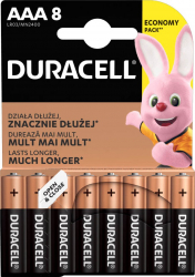 Baterii Duracell R3 Basic AAAK8 alcaline 8buc 