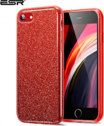 Carcasa ESR iPhone SE 2020 / 8 / 7 Makeup Glitter Case Red 