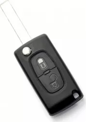 Citroen / Peugeot 307 - Carcasa tip cheie briceag cu 2 butoane lama VA2-SH2 fara suport baterie 