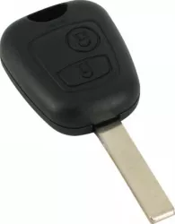 Citroen / Peugeot - carcasa cheie cu 2 butoane 