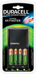 Incarcator Duracell CEF27 cu 2 acumulatori AA 1300mAh +2 acumulatori AAA 750mAh inclusi 
