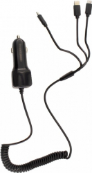 Incarcator telefon universal cu 3 mufe Type-C - Micro-USB iPhone 
