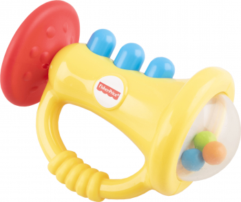 Jucarie interactiva trompeta Fisher Price pentru bebelusi Multicolor
