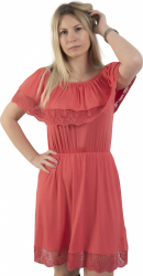Rochie cu dantela s.Oliver coral 40 