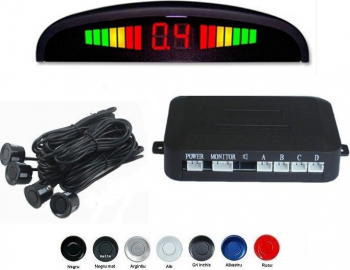 Senzori parcare cu display LED 112 Rosu 