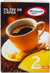 Set 100 Filtre de Cafea Misavan Nr.2 - MSV2716 