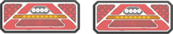 Set 2 lampi Stop led dinamic 12-24V RCL-02 