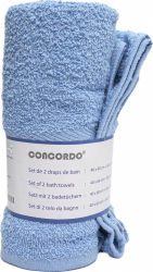 Set prosop baie Concordo bumbac 40x60 cm + 50x100 cm albastru deschis