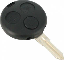 Smart &ndash Carcasa cheie 3 butoane fara logo 