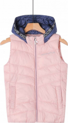 Vesta fas cu gluga Good GIRLS Roz 140-146cm 10-11ani 