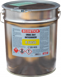 Vopsea email lucios anticoroziv 3in1 ECOSTICK 10KG Brun 