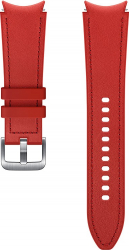 Curea Samsung Hybrid Leather Band ET-SHR89LREGEU 20mm M-L pentru Samsung Galaxy Watch 4 Classic Red 